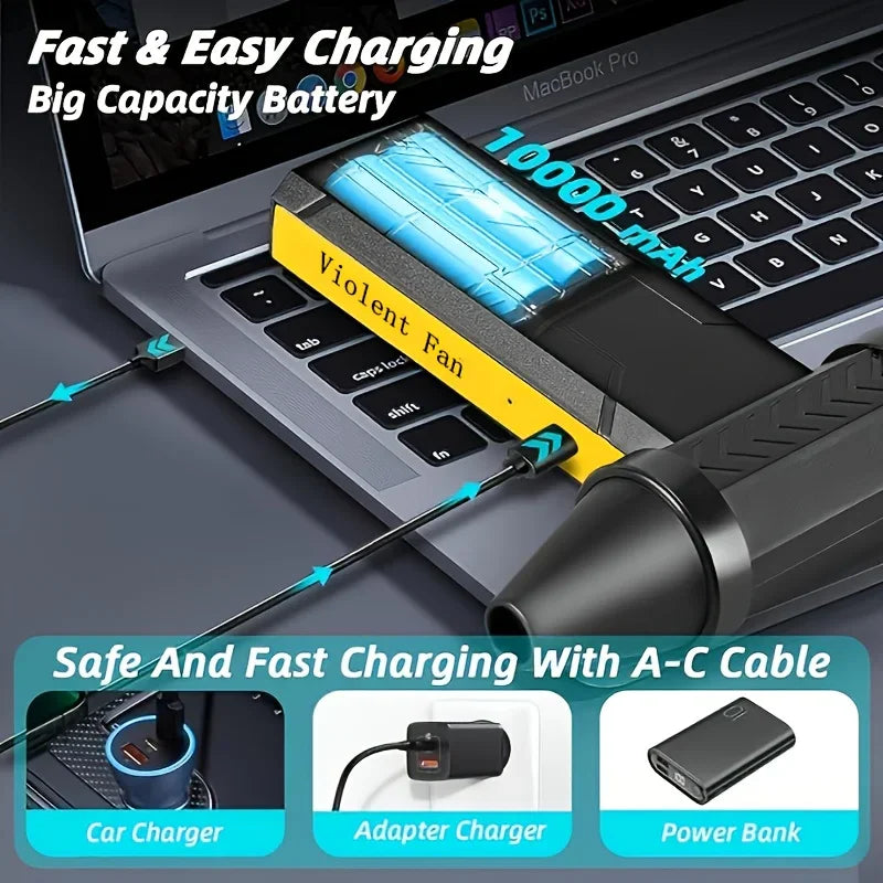 VoltBlow Shock White